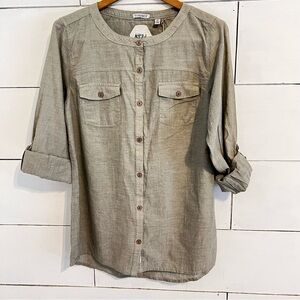 Toad & Co Izzy Long Sleeve Button Down Top. Size Medium. New With Tags.